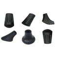 thumbnail image 3 of LEFU pour Randonnée Béquille en Canne Coussin en Caoutchouc Embout Robuste pour Bâtons de Marche Bâtons de Randonnée Texture Antidérapante Pieds Ronds en Forme de Chaussure Équipement de Camping Extérieur Noir, 3 of 9