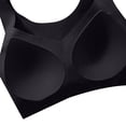 thumbnail image 5 of Liuchenyi Underoutfit Bras for Women Jelly Bras for Women No Underwire Comfort Wireless Push Up Bras Seamless Scalloped Lift Everyday Bralettes Black, 5 of 5
