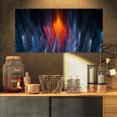 thumbnail image 1 of Fractal Fire en Bleu Clair - Impression sur Toile Contemporaine, 1 of 3