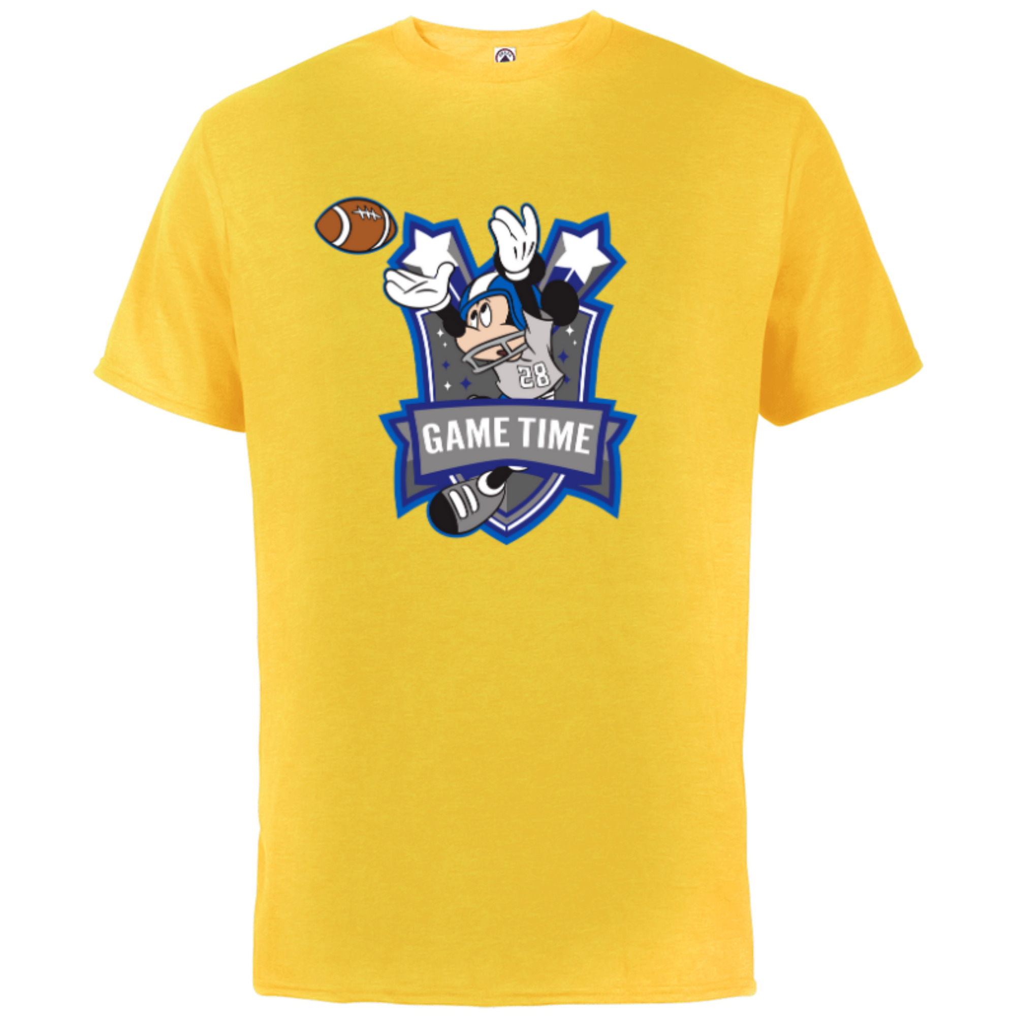 Disney Mickey Mouse Football #28 Game Time Sports - Short Sleeve T-Shirt  for Kids - Customized-Athletic Heather 