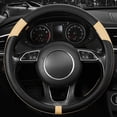 thumbnail image 1 of Car PU Leather Steering Wheel Cover Universal Accessories 15''/38cm New S1, 1 of 8