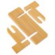 thumbnail image 2 of Utensil Holder Bamboo Organizer Storage Kitchen Use Beige 1Pcs, 2 of 5