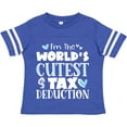 thumbnail image 3 of Inktastic I'm the World's Cutest Tax Deduction Blue Hearts Boys or Girls Toddler T-Shirt, 3 of 5
