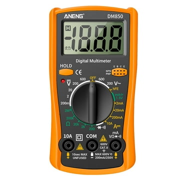 Digital Multimeter Voltage Current Meter Toilet Targets for Boys Home Multimeter