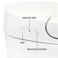 thumbnail image 5 of R&T W5100S Smart Toilet Tankless Auto Flush 1.28-GPF Battery Operated Elongated One-Piece Rimless Ceramic, 5 of 12
