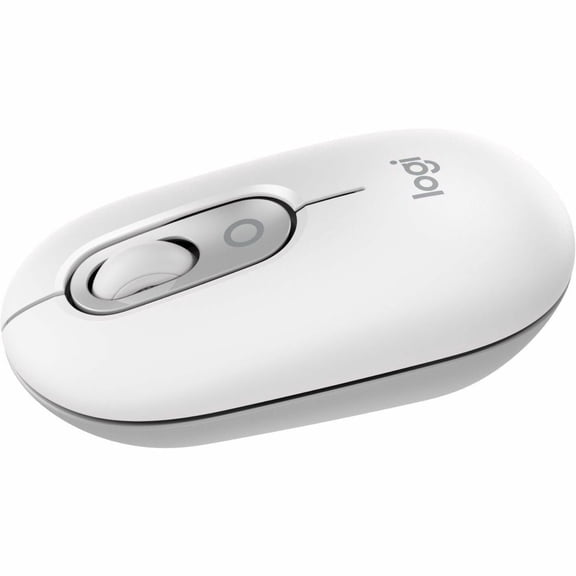 Logitech POP Mouse, Wireless, Customizable Emoji, SilentTouch Technology, Precision/Speed Scroll, Multi-Device, Off-white