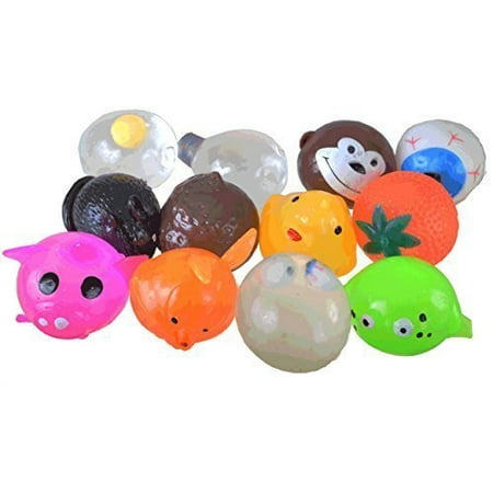 Squishy Splat Ball Assortment Pack (1 Dozen Splat Balls) - Walmart.com