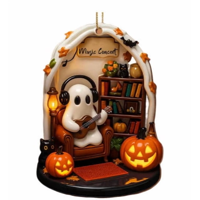 Coin de Lecture Mignon d'Halloween Pendentif Décoratif en Acrylique