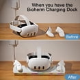 thumbnail image 6 of VR Charging Dock for Meta Quest 3/3S with RGB LED Light, Magnetic Charging Station for Oculus Quest 3 VR Headset and Touch Controllers, with 2 Rechargeable 2100mAh Batteries/USB-C Charger Cable, 6 of 9
