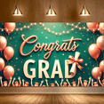 thumbnail image 3 of Celebratory Banner Graduation Theme Decorative Design Congrats Graduation Event for Party Ceremony Indoor, 3 of 5