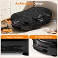 thumbnail image 4 of Vibration Plate Exercise Machine - 300 lbs Capacity, 120 Speeds, 9 Modes for Home Fitness & Muscle Toning, 4 of 7
