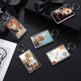 thumbnail image 3 of 32PCS Acrylic Photo Frames Keychain Holder Insert Blank Keyring for DIY Craft 2.2 X 3 Inch, 3 of 7