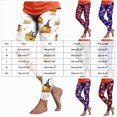 thumbnail image 5 of HCNTES Halloween Leggings for Women Pumpkin Skeleton Witch Ghost Printed Tights High Waisted Soft Stretchy Yoga Pants (7-Beige,XXL), 5 of 9
