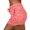 Pink, variant on Wyobmus Womens Workout Gym Shorts Casual Drawstring Elastic Waist Biker Short Summer Solid Color Polyester Active Short With Pockets Gray