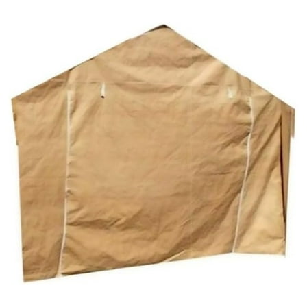 10X20 Canopy Tarp Carport (Front Panel) Front Panel Beige
