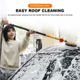 thumbnail image 2 of Car Rotary Wash Brush with Automatic Rotation and Adjustable High Pressure, 360 Degree Chenille Cleaning Mop for Vehicle Maintenance, 2 of 5
