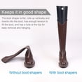 thumbnail image 5 of Uxcell 4pcs Boot Shaper Form Inserts 18" Boots Tall Support for Women and Men, Black, 5 of 6