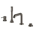 thumbnail image 2 of Grohe Essence 19578A0A 4-Hole Single-Handle Deck Mount Roman Tub Faucet with 1.75 GPM Hand Shower in Grohe Hard Graphite, 2 of 4