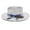 Silver grey, variant on Breathable Wool Fedoras Hat with Wide Brims Feathered for Daily Wear Travel and Theme Parties Gathering Costume Headwear