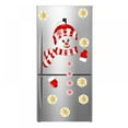 thumbnail image 3 of FNNMNNR Christmas Snowman/Elk Garage Door Decoration Waterproof Dinosaur Face Stickers Chritsmas Garage Door Archway Entryway Car Decorations Snowman Fridge Decals Halloween Decorations O, 3 of 12