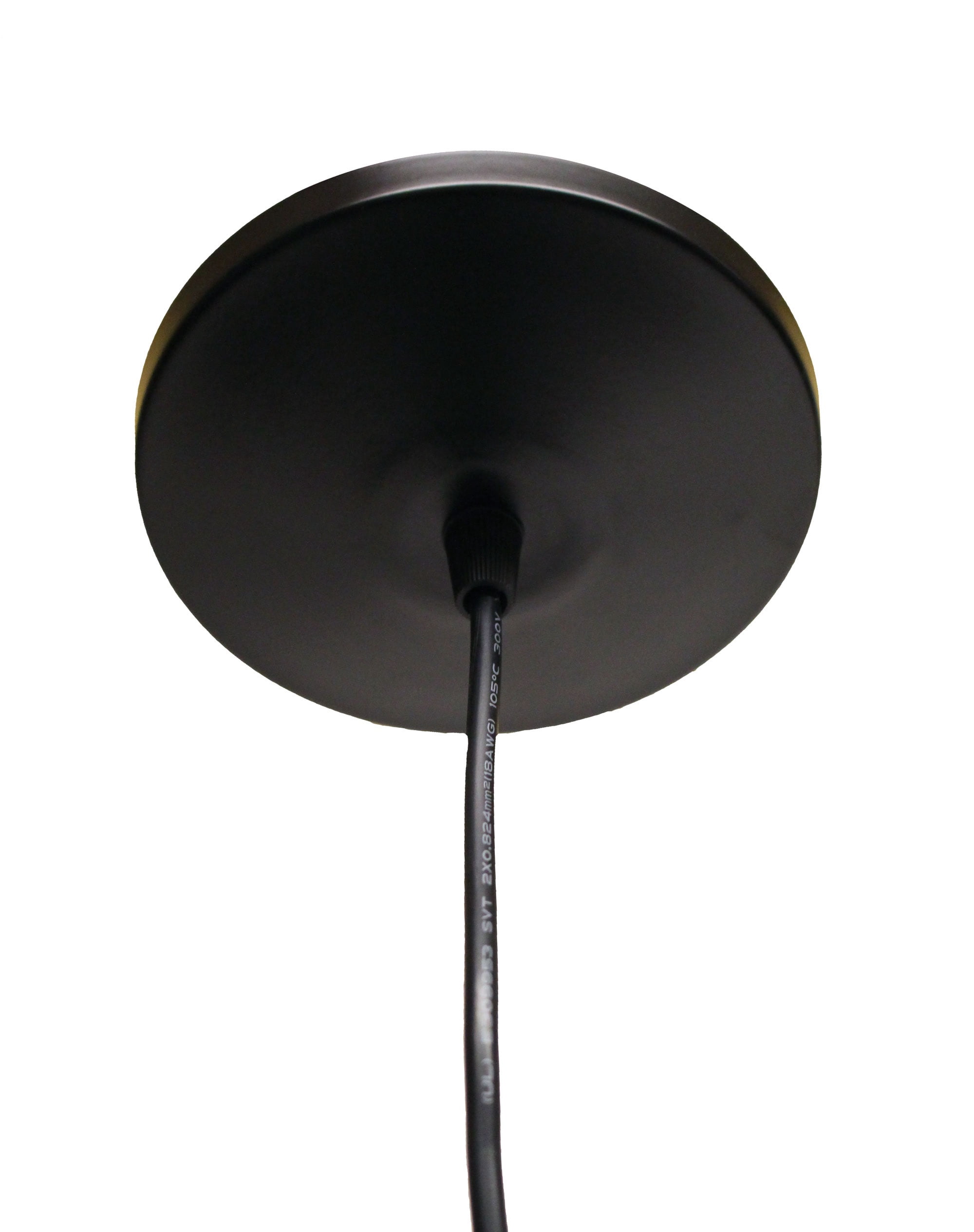Cloth & Wire Satin Black 3-Light Pendant Light Fixture for Home Lightning