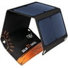 Solar Power Charger, 21W Solar Panels with Dual USB Port Waterproof Foldable