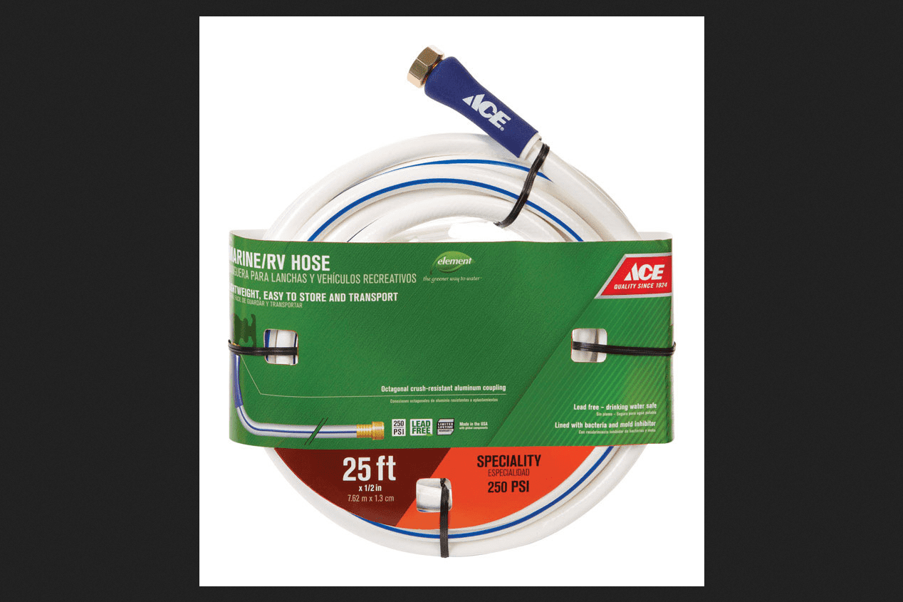 Ace 1/2 in. Dia. x 25 ft. L RV/Marine Hose Safe for Drinking Water