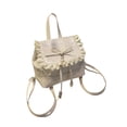thumbnail image 2 of Mini mochila con cremallera suave, ligera e informal, ideal para , viajes y desplazamientos diarios. Blanco, 2 of 9