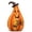 A29, variant on 3-Piece Halloween Resin Ghost Pumpkin Set with Wizard Hat, Vintage Wood Grain Finish, Pointed Faces for LED Lights, Indoor Outdoor Decor for Party Table Window Yard Display