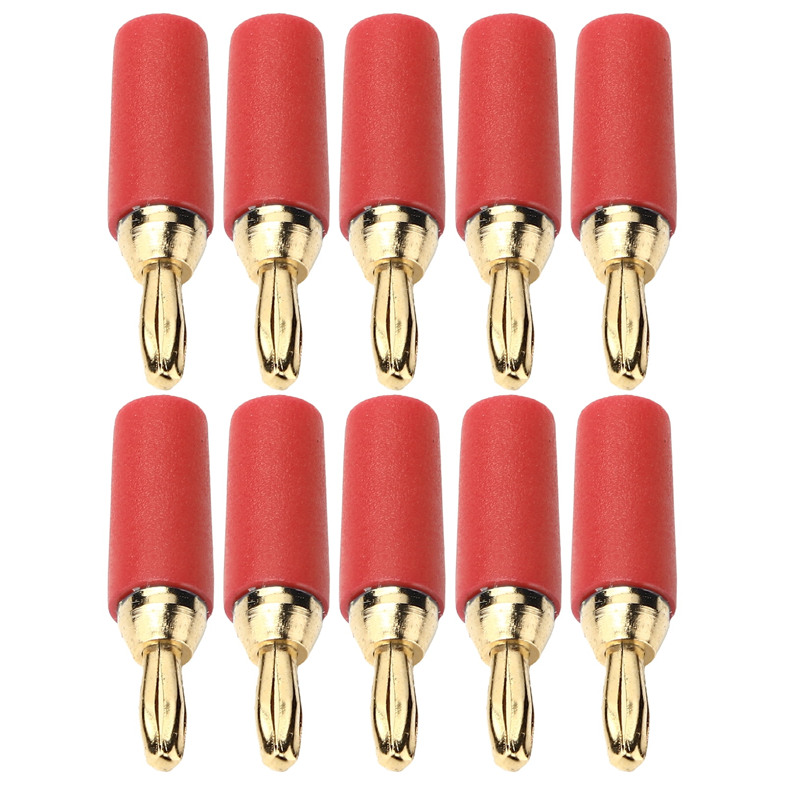 Bananas Connector, Solder Type 2.5mm Banana Plug For Connection Red