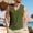 Army Green, variant on Men's Cotton V-Neck Tank Top, Breathable Sleeveless Muscle Shirt for Casual Wear and Workout Training