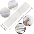 thumbnail image 3 of Hbdhejl Table Flag White Plush Table Flag Dining Room Family Table Decorative Cloth White Snowflake Decorative Table Flag, 3 of 4