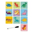 thumbnail image 2 of Tarjetas de práctica de rastreo Hugo Rompecabezas a juego de animales Juguetes de aprendizaje preescolar para guarderías de 1 2 Dinosaurio, 2 of 9