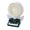White, variant on Virelaxpo Piano Key Design USB Rechargeable Desktop Fan, 3 Speed Settings with Built-in LED Night Light, Portable Fan for Office Desk and Bedside