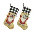 thumbnail image 6 of Wisremt 17inch Christmas Hanging Stocking Fashion Novelty 3D Holiday Stocking Gnome Stocking, 6 of 6