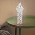thumbnail image 4 of Lámpara de escritorio moderna, lámparas decorativas a pilas, accesorios de hierro para ambientes, marroquí L, 4 of 7