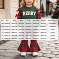 thumbnail image 3 of KEXE Little Girls Letter Sweatshirt With Bows Flare‑Leg Pants, 3 of 8
