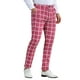 thumbnail image 5 of Pantalones de negocios de cuadros impresos para hombres INSPIRE CHIC 34 Rosa oscuro, 5 of 5