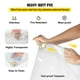 thumbnail image 4 of Lona de vinilo transparente VEVOR, 8 x 10 pies, 20 mil de grosor, caja de patio resistente al agua, lona de PVC transparente resistente a rasgaduras y a la intemperie, con ojales de, 4 of 9