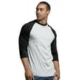 thumbnail image 3 of 3 Packs of Top Pro Men's 3/4 Sleeve Crew Neck Raglan Jersey Baseball Tee Shirts, 3 of 4