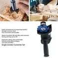 thumbnail image 4 of Angle Grinder To Carving Machine Adapter, Time Saving Angle Grinder Converter Set ABS and Alloy Steel Ergonomic Portable  for Slotting, 4 of 7