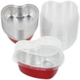 thumbnail image 5 of Pungan treat boxes Heart Shaped Aluminum Foil Baking Cups with Lids - 20pcs(3.39"X3.35"X1.18"), 5 of 10