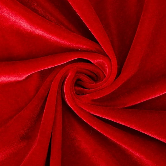 2.19 Yards Long Velvet Fabric 1.64 Yards Wide Soft Stretchy Spandex Velvet Fabric Firebrick Clothing Accessories for Sewing Apparel Wedding Bridal Dress Projects