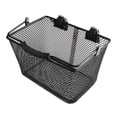 thumbnail image 1 of Children'S Bicycle Basket Front Basket Handheld Handlebar Basket With Handle Black, 1 of 10