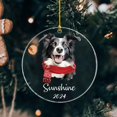thumbnail image 4 of Personalized Border Collie Dog Christmas Ornament 2025, Border Collie Keepsake Xmas Ornaments Gift for Men Women, Customized Border Collie Ornaments with Name, Border Collie Ornament Xmas Tree Decor, 4 of 6