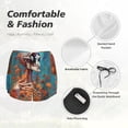 thumbnail image 6 of Lsque Artistic Orange Carnation Skull Printed Women's Running Shorts with Liner Pockets,Elastic Quick Dry Workout Athletic Gym Yoga Shorts,Womens High Waist Shorts-Large, 6 of 9