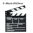 thumbnail image 1 of Wood Clapper Board Reusable Photographic Clapboard Shooting Acting Tool Prop Sign Boards Director Television Slate Video Action Film Acting Tools Clapboard, 1 of 8