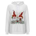 thumbnail image 4 of Pull de Noël à Capuche pour Femmes en Solde Mode Imprimé Pull Manches Longues Blouse Sweat-Shirt, 4 of 5