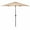 Beige, variant on Costway 10FT Patio Umbrella 6 Ribs Market Steel Tilt W/ Crank Outdoor Garden Burgundy