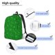 thumbnail image 3 of Easygdp Green Glitter Mochila de Lona Resistente para Laptop, Compatible con Laptops de 15 a 17 pulgadas, Ideal para Escuela, Trabajo y Viajes-Small, 3 of 5